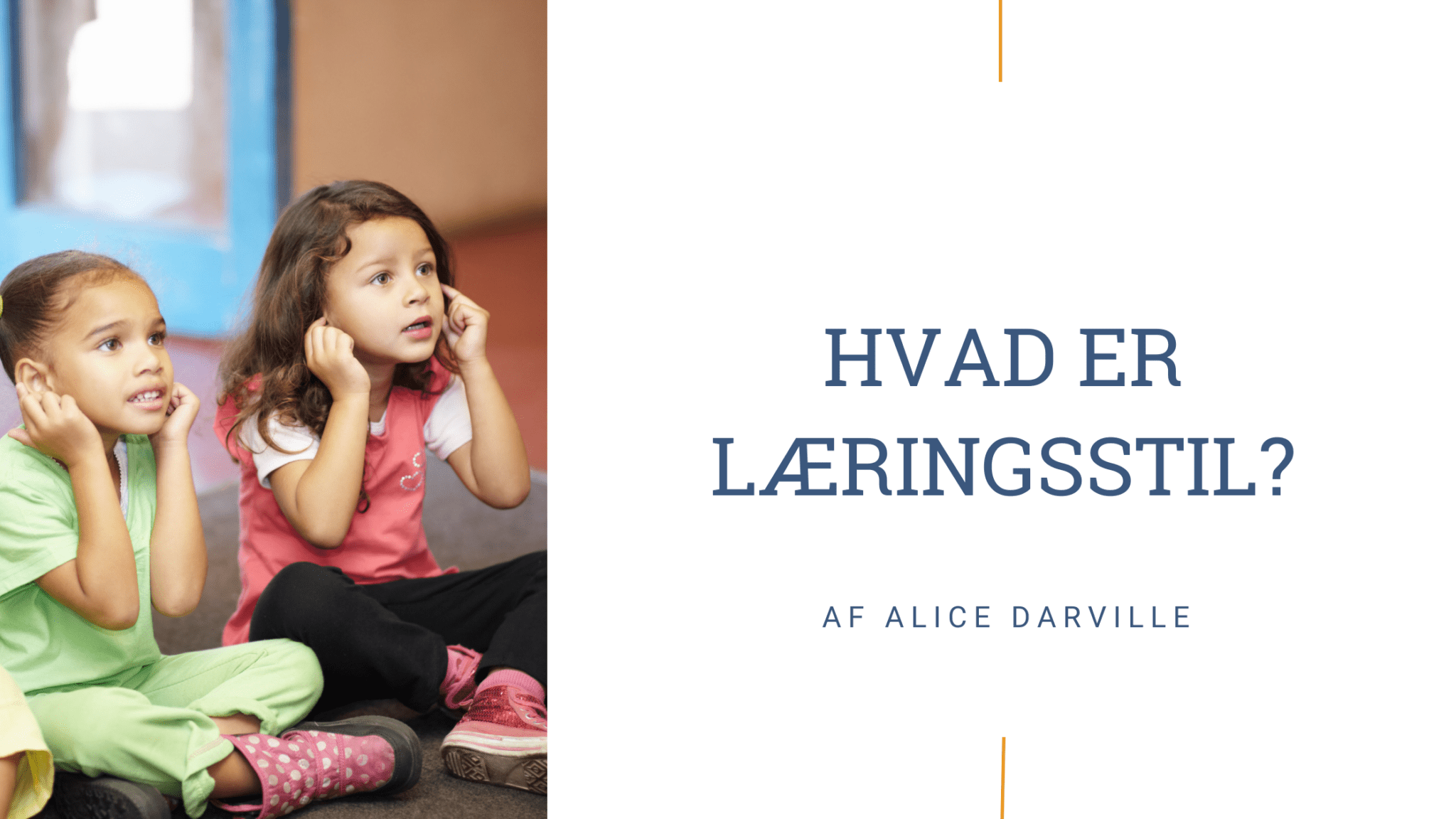 Hvad er Læringsstil? - Artikel af Pædagogisk konsulent Alice Darville